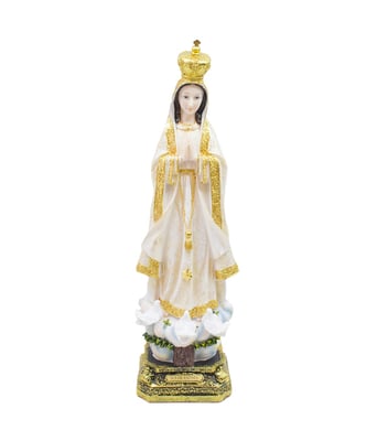 Home Variedades  Nossa Senhora De Fátima 59cm - Enfeite Resina  1