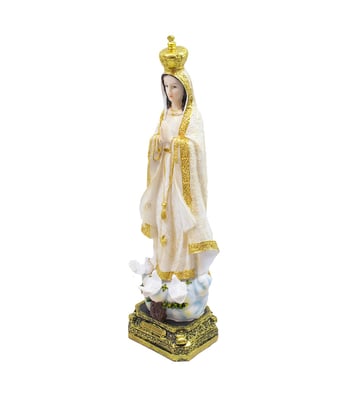 Home Variedades Nossa Senhora De Fátima 59cm - Enfeite Resina 2 Home Variedades Nossa Senhora De Fátima 59cm - Enfeite Resina 2