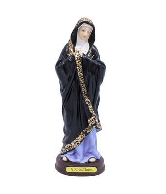 Home Variedades  Nossa Senhora Das Dores 20cm - Enfeite Resina  1