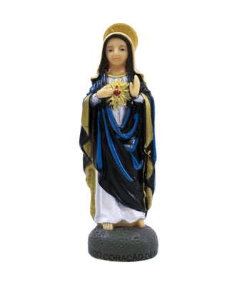Home Variedades Sagrado Coração De Maria 8cm - Enfeite 1 Home Variedades Sagrado Coração De Maria 8cm - Enfeite 1