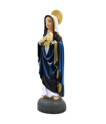 Home Variedades   Sagrado Coração De Maria 8cm - Enfeite   2