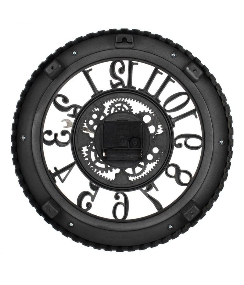 Relógio Parede Engrenagem 30x30cm