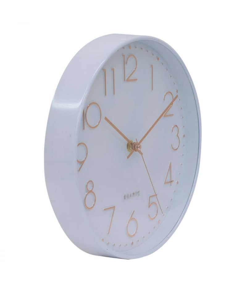 Relógio Parede Branco 25x25cm