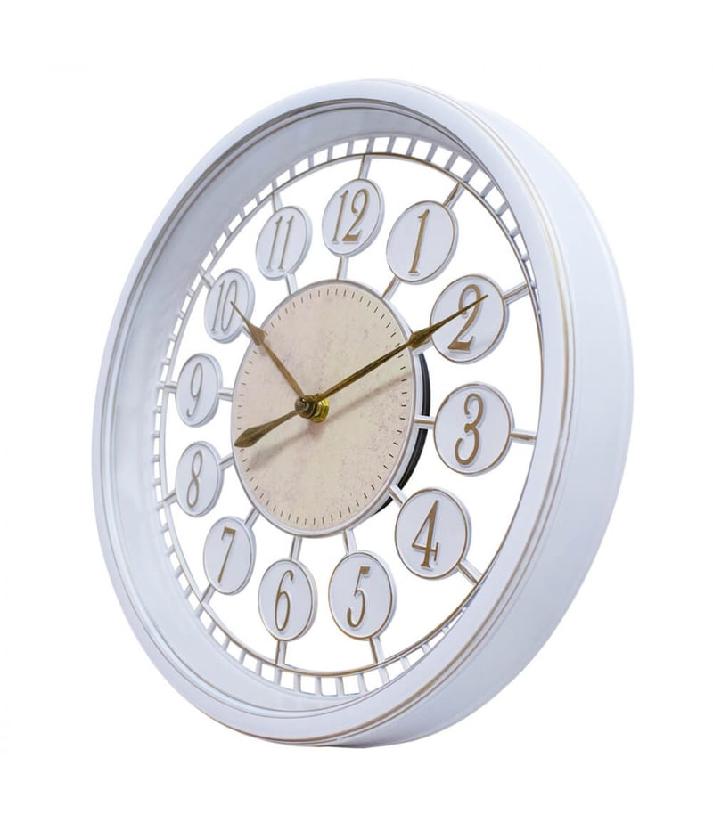 Relógio Parede Branco 30x30cm