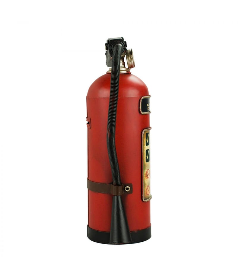 Extintor Cofre Porta Moeda 33x10x17cm Estilo Retrô - Vintage