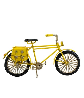 Tudo em Caixa  Miniatura Bicicleta Amarela  2