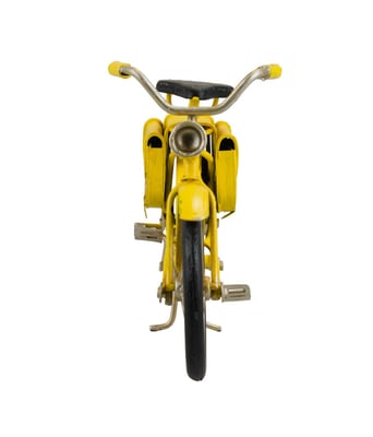 Tudo em Caixa  Miniatura Bicicleta Amarela  4