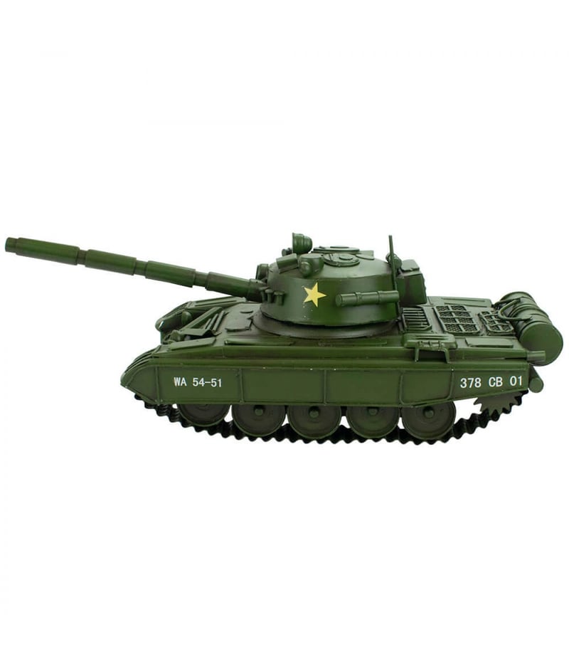 Tanque Verde 11.5x33x14cm Estilo Retrô - Vintage