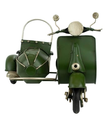 Home Variedades  Motocicleta Com Sidecar Retrô - Vintage  1
