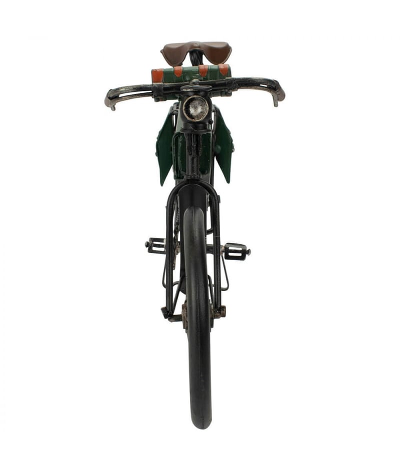 Bicicleta Verde 17.5x30x5cm Estilo Retrô - Vintage