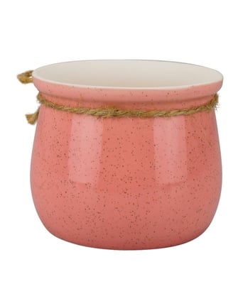 Home Variedades   Vaso Porcelana Rosa Laço  3