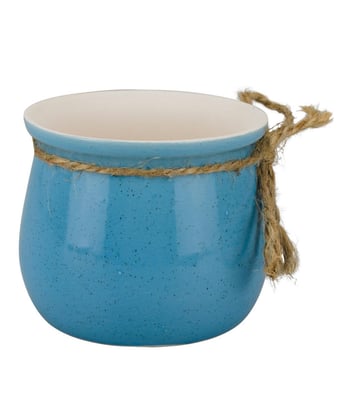 Home Variedades  Vaso Porcelana Azul Laço  2