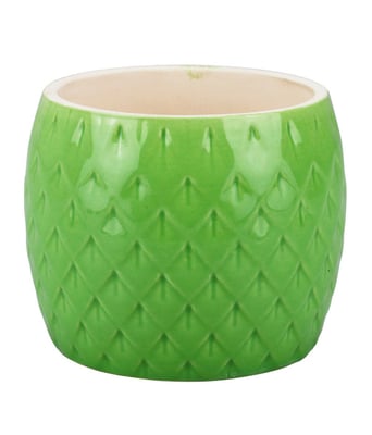 Home Variedades Vaso Porcelana Verde Coruja 3 Home Variedades Vaso Porcelana Verde Coruja 3