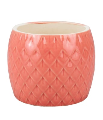 Home Variedades  Vaso Porcelana Rosa Coruja  3