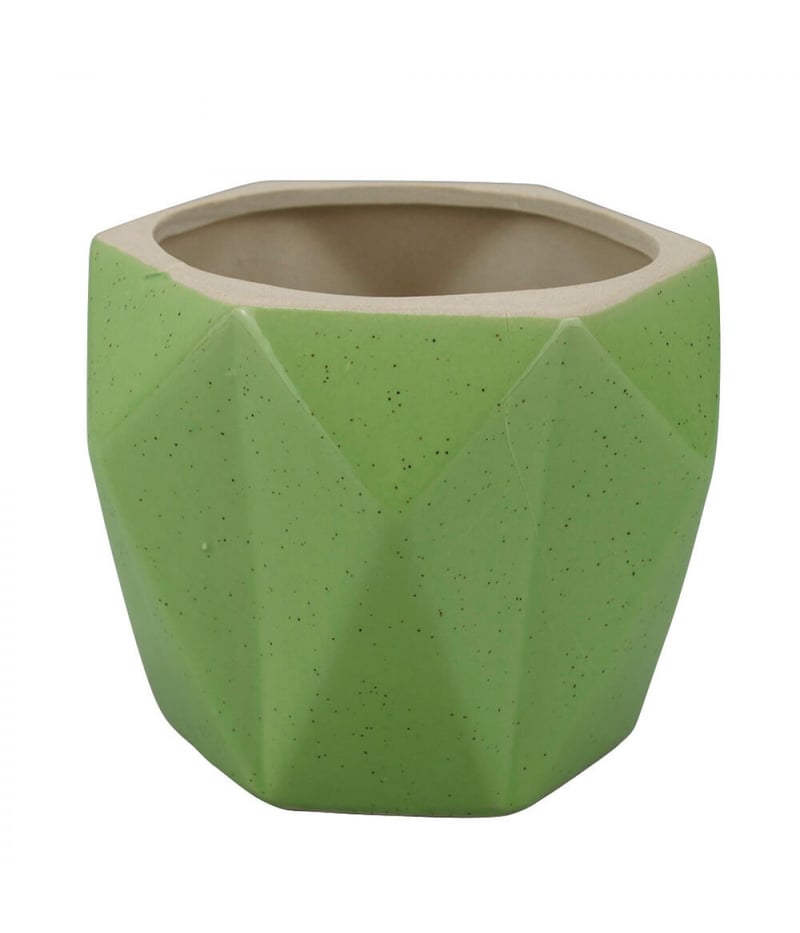 Vaso Porcelana Verde 8x10x9.5cm