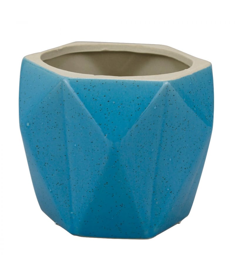 Vaso Porcelana Azul 8x10x9.5cm