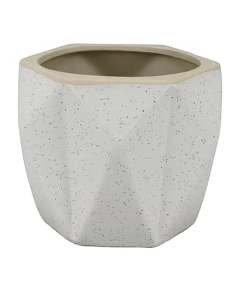 Home Variedades  Vaso Porcelana Branco  2