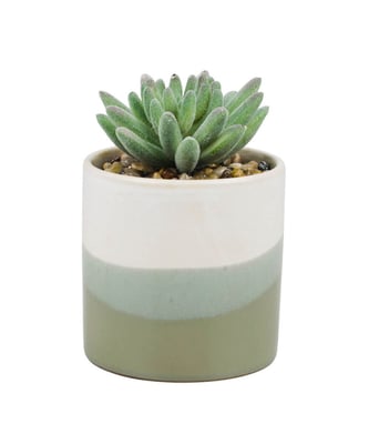 Home Variedades Vaso Porcelana Planta Artificial B 1 Home Variedades Vaso Porcelana Planta Artificial B 1