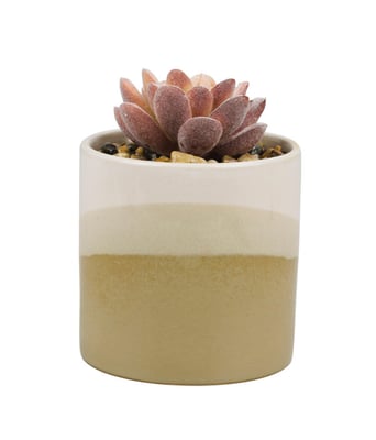 Home Variedades Vaso Porcelana Planta Artificial A 2 Home Variedades Vaso Porcelana Planta Artificial A 2