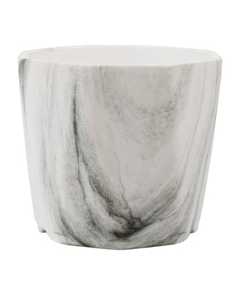 Home Variedades Vaso Porcelana Octagonal Detalhes Preto 1 Home Variedades Vaso Porcelana Octagonal Detalhes Preto 1
