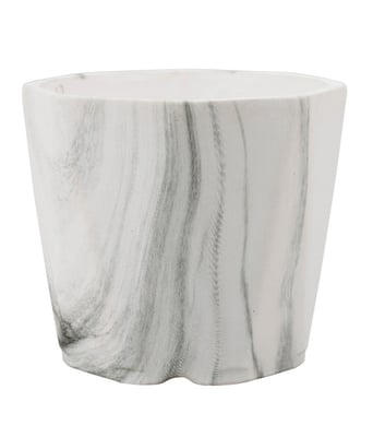 Home Variedades Vaso Porcelana Octagonal Detalhes Preto 2 Home Variedades Vaso Porcelana Octagonal Detalhes Preto 2