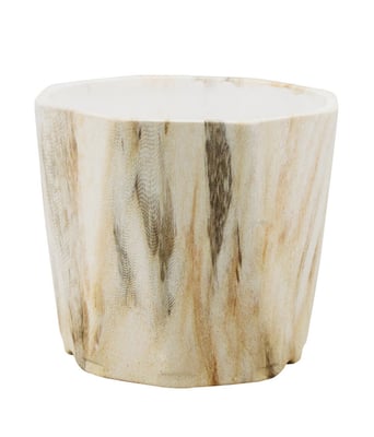 Home Variedades Vaso Porcelana Octagonal Detalhes Marrom 1 Home Variedades Vaso Porcelana Octagonal Detalhes Marrom 1
