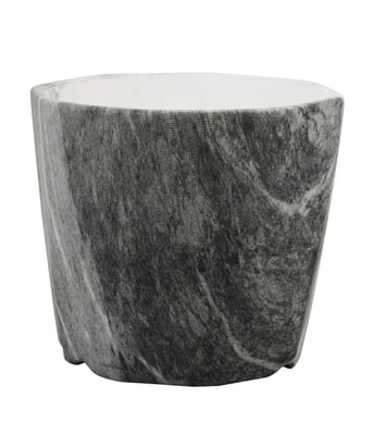 Home Variedades Vaso Porcelana Octagonal Preto 1 Home Variedades Vaso Porcelana Octagonal Preto 1