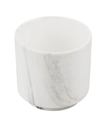 Donna Irene Presentes  Vaso Porcelana Detalhes Preto  2