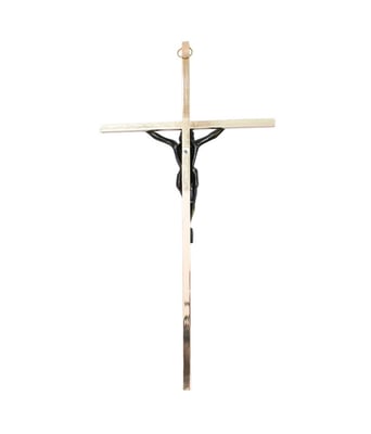 Home Variedades  Crucifixo Jesus Dourado Metal  3