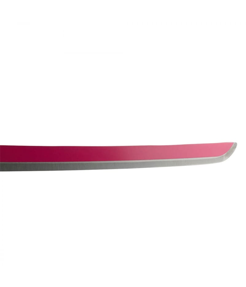 Espada Decorativa Lâmina Rosa Guarda Oval Japonesa Katana 100cm