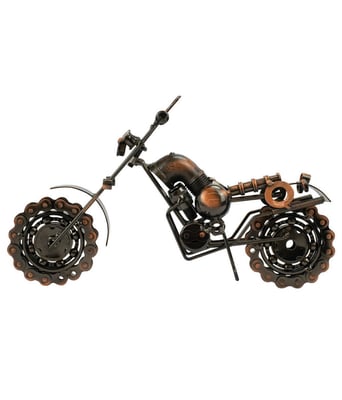 Home Variedades  Motocicleta Decorativo Bronze 16x27x9cm  1