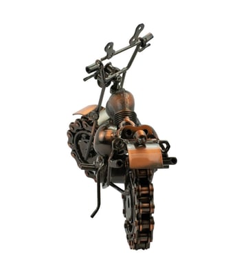 Home Variedades  Motocicleta Decorativo Bronze 16x27x9cm  4