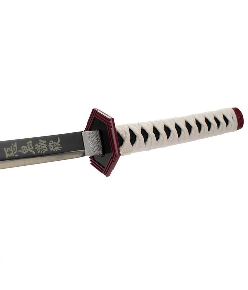 Espada Decorativa Japonesa Katana Preta Samurai Modelo B 75cm