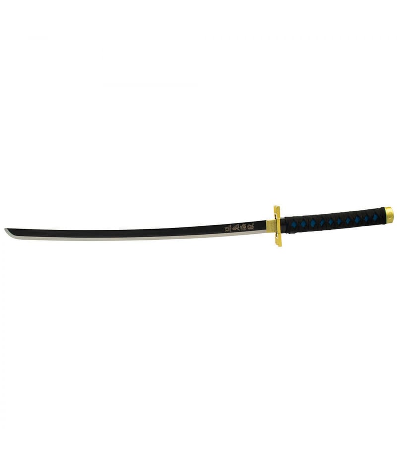 Espada Decorativa Japonesa Katana Preta Samurai Modelo C 75cm