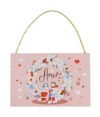 Home Variedades Placa Decorativa Amor 20x30cm 1 Home Variedades Placa Decorativa Amor 20x30cm 1