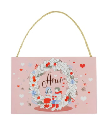 Home Variedades  Placa Decorativa Amor 20x30cm  1