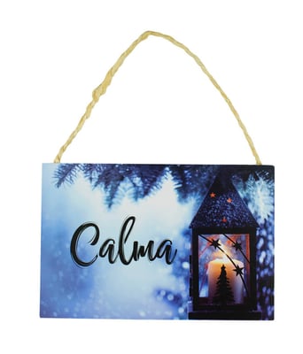 Home Variedades  Placa Decorativa Calma 20x30cm  1