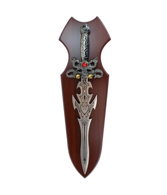 Home Variedades  Espada Decorativa Suporte Parede 56cm  1