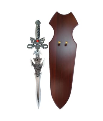 Home Variedades  Espada Decorativa Suporte Parede 56cm  2