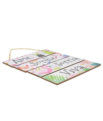 Home Variedades Jogo 4 Placas Decorativas Madeira Cordão 3 Home Variedades Jogo 4 Placas Decorativas Madeira Cordão 3