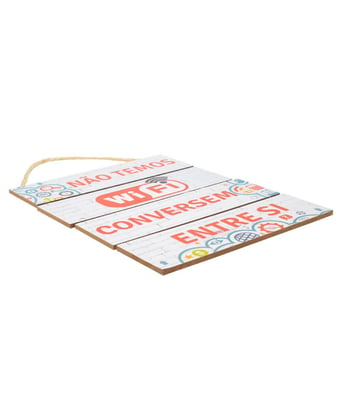 Home Variedades  Jogo 4 Placas Decorativas Madeira Cordão  3