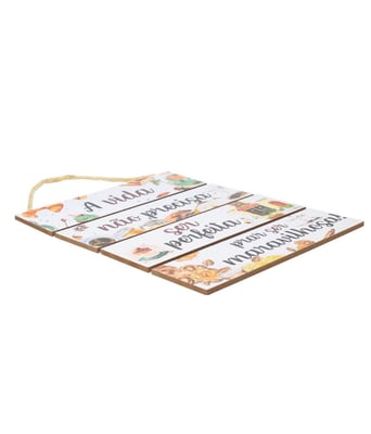 Home Variedades Jg 4 Placas Decorativas Madeira Cordão 3 Home Variedades Jg 4 Placas Decorativas Madeira Cordão 3