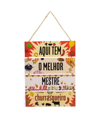 Home Variedades Jogo 4 Placas Decorativas Madeira Cordão 1 Home Variedades Jogo 4 Placas Decorativas Madeira Cordão 1
