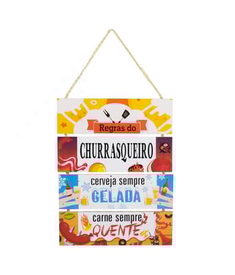 Home Variedades Jogo 4 Placas Decorativas Madeira Cordão 1 Home Variedades Jogo 4 Placas Decorativas Madeira Cordão 1