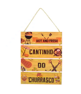 Home Variedades Jogo 4 Placas Decorativas Madeira Cordão 1 Home Variedades Jogo 4 Placas Decorativas Madeira Cordão 1