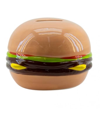 Home Variedades  Cheeseburger Cofre Porta Moeda 9cm  1