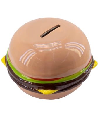 Home Variedades  Cheeseburger Cofre Porta Moeda 9cm  2
