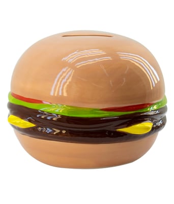 Home Variedades  Cheeseburger Cofre Porta Moeda 9cm  3