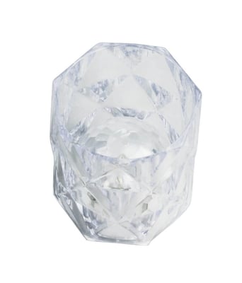 Home Variedades Luminária Copo Transparente 5.5x4.5cm 2 Home Variedades Luminária Copo Transparente 5.5x4.5cm 2
