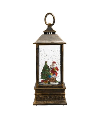 Home Variedades  Luminária Lamparina Natalino Papai Noel 22cm  1